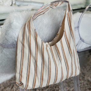 Oversized Striped Tote bag